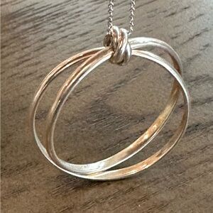 Tiffany & Co. Melody Circle Necklace 28" Paloma Picasso - Sterling Silver